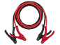 Red and black jumper cables with clamps