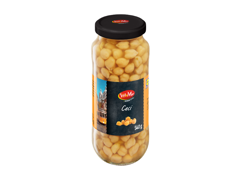 Jar of chickpeas 540 g, Iberian style.
