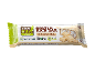 Brown rice bar with white chocolate, magnesium, and proviotic, gluten-free, vegetarian, wholegrain.