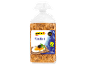 A package of seed crackers, with a label showing a cracker with jam and a berry.
