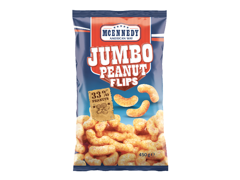 McEnnedy Jumbo Peanut Flips, 450g pack