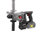 Cordless rotary hammer drill with auxiliary handle and 4.0Ah battery.