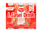 Pack of 6 strawberry yogurt drinks, enriched with vitamins B6, D and L. Casei.