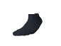 Black ankle sock on a white background.