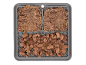Pet wet food tray: pâté and chunks in gravy