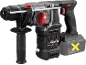 Cordless rotary hammer drill with auxiliary handle, battery not included.