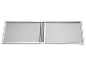 White sliding window insect screen