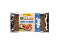 Packaging of organic wholemeal rye bread with a BIO label and an illustration of toast with berries.