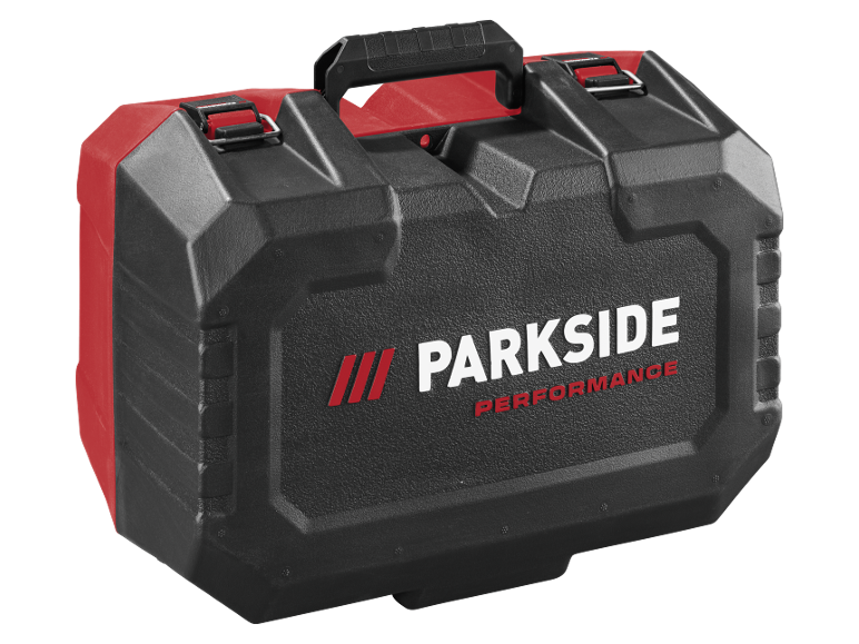 Black and red tool case with the inscription «PERFORMANCE».