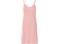Pink camisole with a V-neckline and lace details.