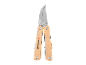 Multifunctional pruning shears with wooden handles and 'PARKSIDE' branding