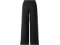 Black culotte trousers with an elasticated waist.