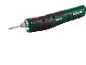 Green and black cordless soldering iron with the inscription PLKA 4 C3.
