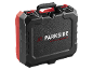 Black and red tool case with the text 'PARKSIDE PERFORMANCE'.