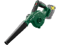 Green cordless leaf blower, battery not included.