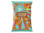 Snack Rings BBQ flavour, vegan, 100g bag with a retro festival design.