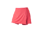 Pink women's skort for tennis or golf.