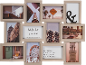 Multi-photo frame with 12 images and inspirational quotes.