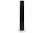 White and black tower fan with a digital display showing 2.5 and water level indicators.