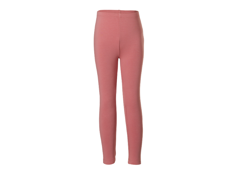 Plain pink children's leggings
