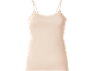 Women's beige basic spaghetti strap top