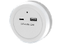White USB charger with USB-C and USB-A ports, output 5.0V DC Max.3.4A.