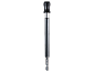 Black bit holder with a silver hexagonal shank.
