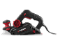Electric planer with red accents and black body, model PPEH 850