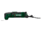 Green multi-tool with black accents and a cable.