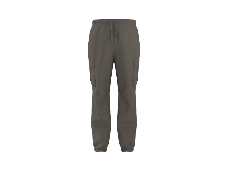 Esmara Men cargo trousers in grey with drawstring and side pockets