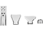 Heat gun nozzles: flat, wide, reduction, and reflector.