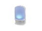 Motion sensor night light emitting blue light, with mode switch.
