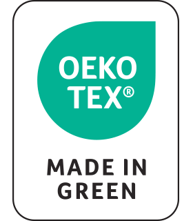 OEKO-TEX MADE IN GREEN label