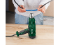 Person using a heat gun to shrink a cable.