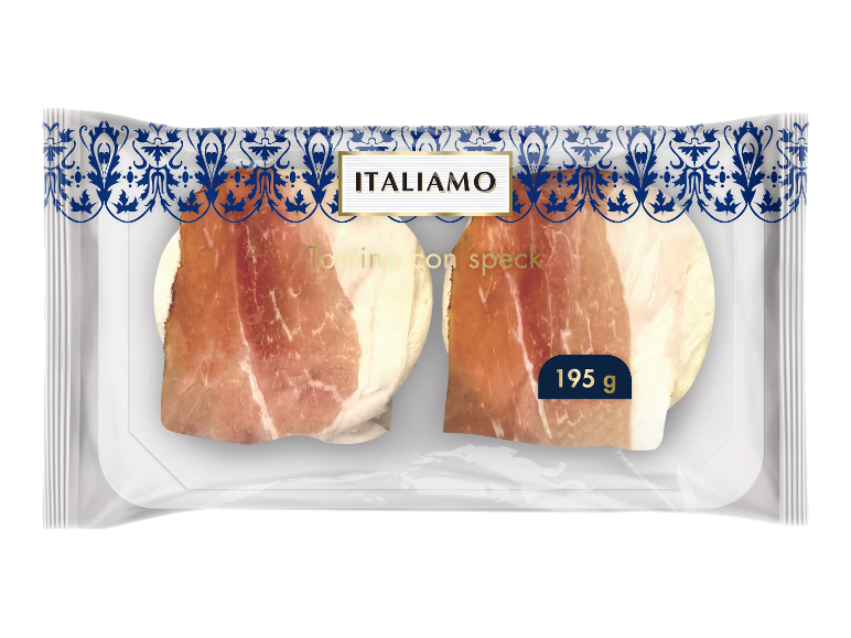 ITALIAMO soft cheese with bacon, 195 g