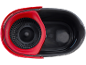 Red and grey mop bucket with spin wringer
