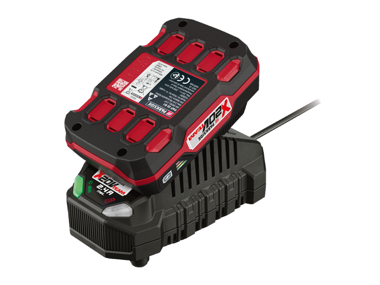 Tool battery and charger, 20V 2Ah, 2.4A max.