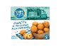 Frozen pasta carbonara balls, 225 g, ready in 10 minutes in the oven.
