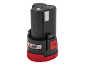 Black 12V battery with a red base and an «X 12V TEAM» logo.