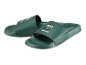 Green slides with red stitching and the inscription “30 YEARS EST 1996 PARKSIDE”.