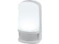 White LED night light with motion sensor and adjustable illumination time.