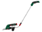 Cordless grass and shrub shears with telescopic handle
