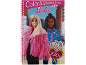 Coloring and sticker fun book with two dolls, 230+ stickers.