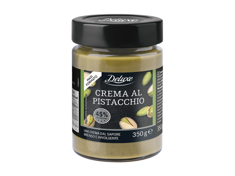 Jar of pistachio cream, 45% pistachio, maxi format, 350g.