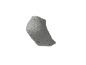 Grey short sock with black polka dots and size 35-38.