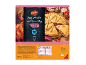 Meat empanada with pork and chorizo filling, featuring a flamenco dancer and nutritional information.