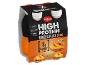 Four-pack of high protein mango & peach shots, low fat, lactose-free.