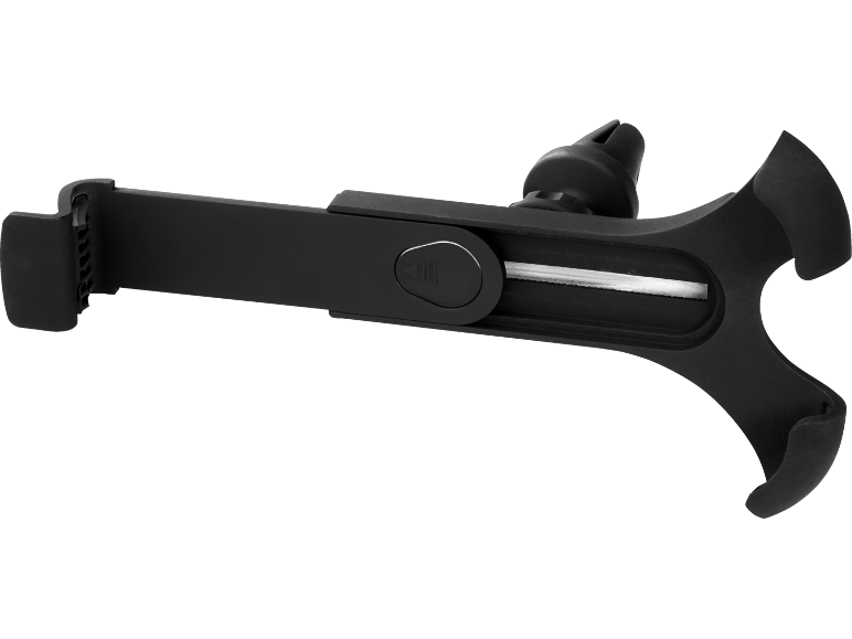 Black universal phone or tablet holder with adjustable arm