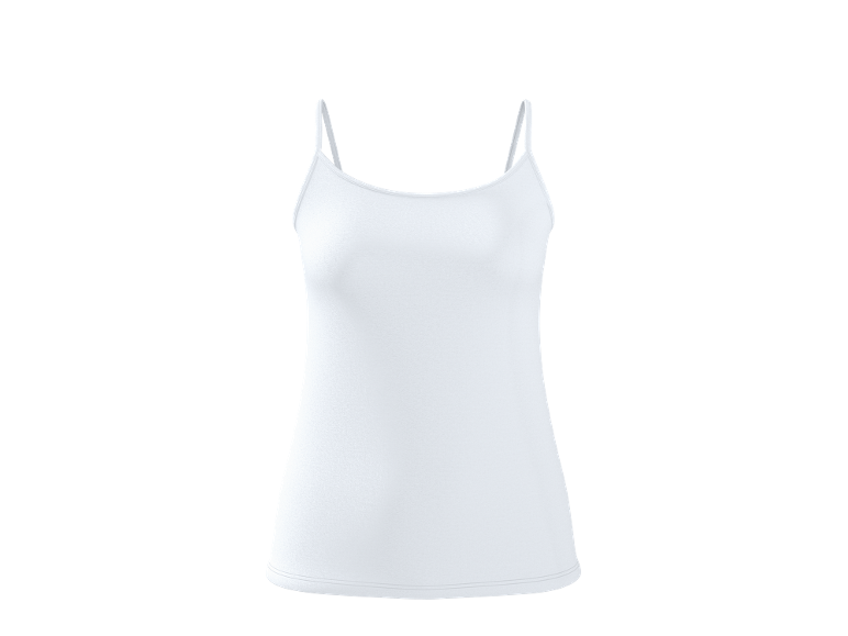 White women's spaghetti strap top.