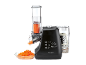 Electric vegetable grater with carrots and attachment set.